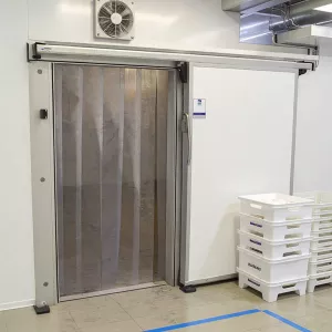 Porte à lanières chambre froide