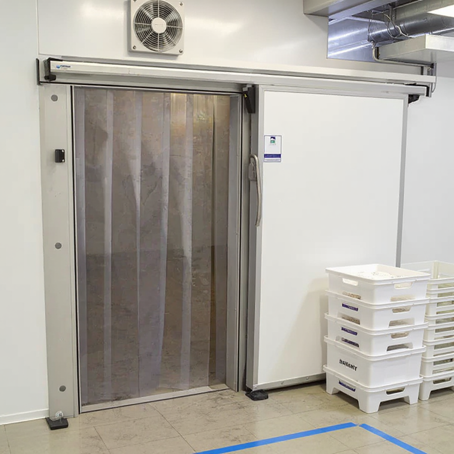 Porte à lanières chambre froide