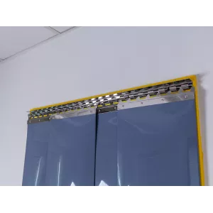 lanières PVC opaques grise