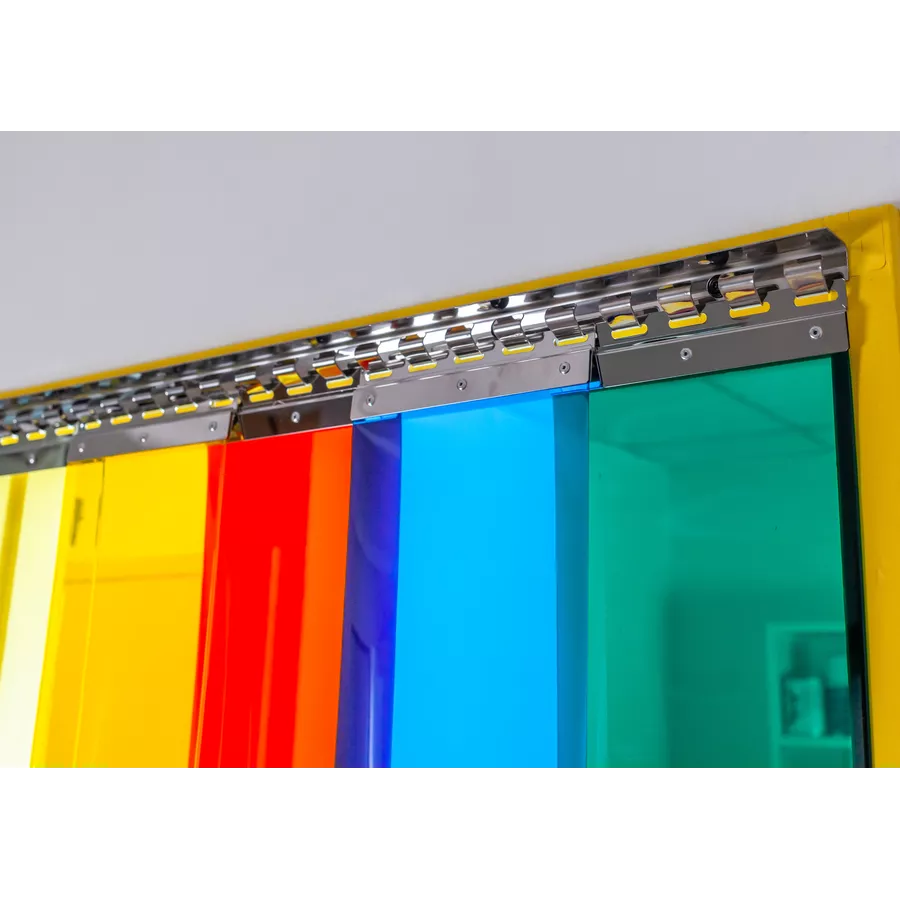 porte à lanière souple PVC avec couleurs
