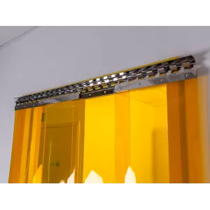 porte à lanières jaune