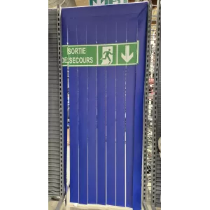 Rideau plastique imprimé