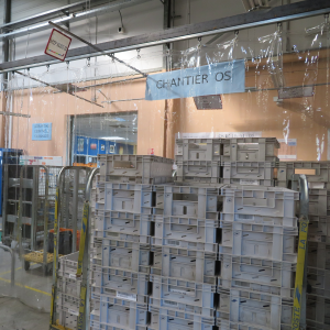 Rideau d'atelier plastique industriel transparent