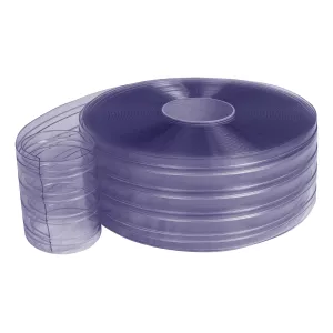 Lanière nervurée PVC transparente
