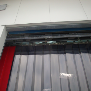 Porte PVC repliable accordéon