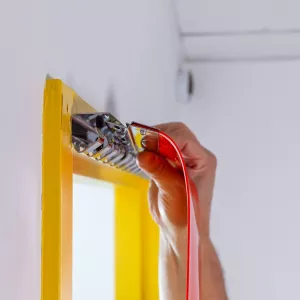 accrochage pour portes à lames