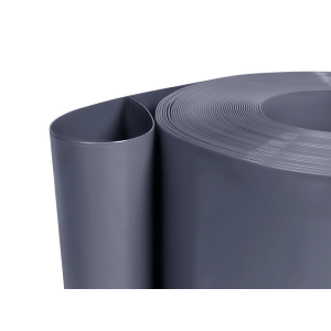 Rouleau de lanières pvc souple opaque gris