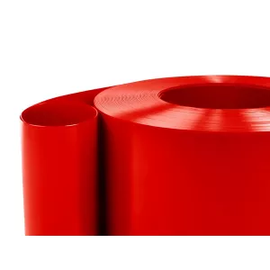 Rouleau de lanières pvc souple opaque rouge