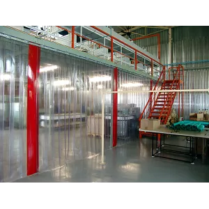 rideau industriel transparent