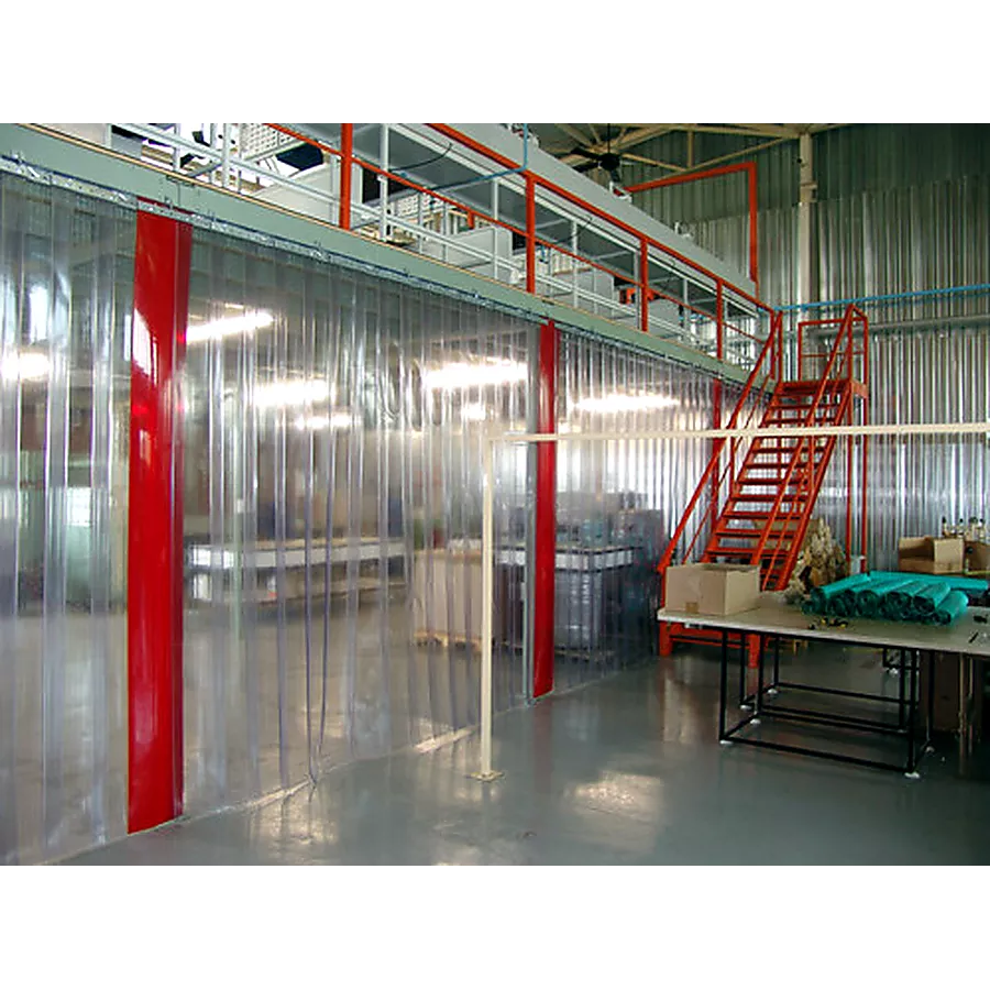 rideau industriel transparent