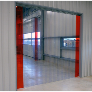 rideau de plastique industriel