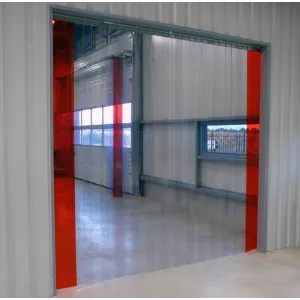 rideau de plastique industriel